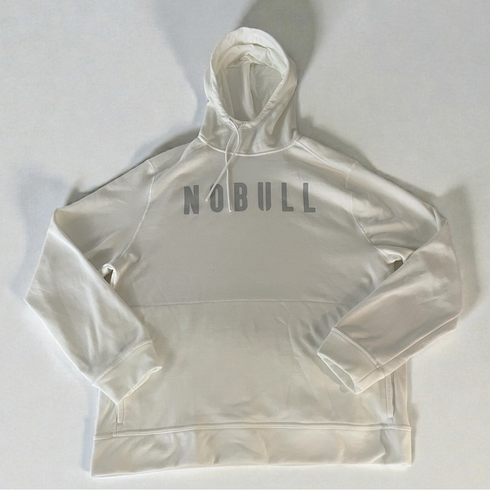 NOBULL White Hoodie. Like new.